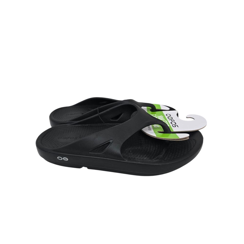 OOFOS Ooriginal Unisex Recovery Flip-Flops Thong Sandals Black M10 W12 New